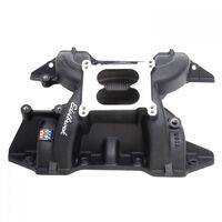 Edelbrock Intake Manifold Performer RPM Dual Plane Aluminium Black Powdercoated Square Bore Mopar 413/426/440 Each EB71933