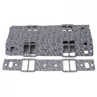 Edelbrock Gaskets Manifold Intake Composite 2.200 in. x 1.140 in. 0.120 in. Thick For Chevrolet Vortec Bowtie Set of 20 EB72078