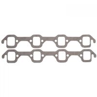 Edelbrock Exhaust Gaskets Composite with Steel Core Stock Port For Ford For Mercury 289 302 351W Pair EB7227