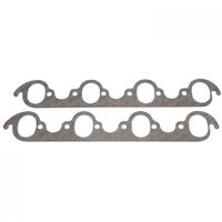 Edelbrock Exhaust Gaskets Composite with Steel Core Oval Port For Ford 385 Series Big Block 7.5L Pair EB7228