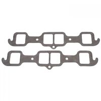 Edelbrock Exhaust Gaskets Header Composite with Steel Core Rectangular Port For Oldsmobile 400 425 455 Pair EB7238