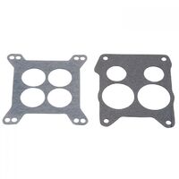 Edelbrock Carburetor Adapter Gasket Square Bore and Spread Bore Fiber 0.032 in. Thick Pair EB7261