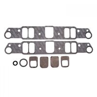 Edelbrock Gaskets Manifold Intake Composite 2.20 in. x 1.18 in. Port .060 in. Thick For Pontiac 326-455 Set EB7280