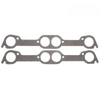 Edelbrock Exhaust Gaskets Composite with Steel Core Stock Port For Pontiac V8 Pair EB7281