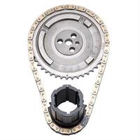 Edelbrock Timing Chain and Gears Hex-A-Just Double Roller Billet Steel Sprockets For Chevrolet 7.0L LS Set EB7344