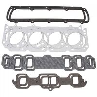 Edelbrock Head Gaskets Set 4.25 Bore .042 Thk. Intake Exhaust Valve Covers Gaskets For Oldsmobile 400/425/455 Set EB7373