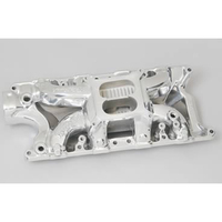 Edelbrock Intake Manifold Performer RPM Air Gap Dual Plane Aluminium Polished Square Bore For Ford 289/302 Each EB75211