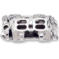 Edelbrock Intake Manifold Performer RPM Air Gap Dual Quad Aluminium EnduraShine Square Bore For Chevrolet Big Block Each EB75224