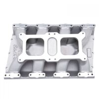 Edelbrock Intake Manifold Performer RPM Air Gap Dual Quad Aluminium Natural Square Bore For Dodge Hemi Each EB7524