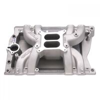 Edelbrock Intake Manifold Performer RPM Air Gap Dual Plane Aluminium Natural Square Bore For Oldsmobile 455 Each EB7551