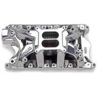 Edelbrock Intake Manifold Performer RPM Air Gap Dual Plane Aluminium EnduraShine Square Bore For Ford 351W Each EB75814