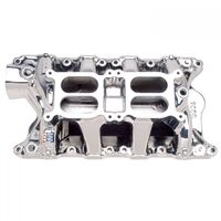 Edelbrock Intake Manifold Dual Quad Aluminium EnduraShine Square Bore For Ford Small Block 351W Each EB75854