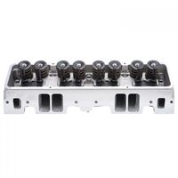 Edelbrock Cylinder Head Victor Jr. Aluminium Assembled 64cc Chamber 215cc Intake For Chevrolet 302 327 350 400 Each EB77589