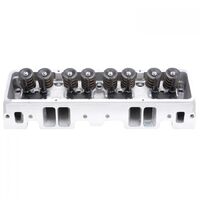 Edelbrock Cylinder Head Victor Jr Aluminium Assembled 64cc Chamber 215cc Intake Runner For Chevrolet 302 327 350 400 EB77599