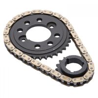 Edelbrock Timing Chain and Gear Set Performer-Link Link Belt Iron/Steel Sprockets For Buick V8 Set EB7840