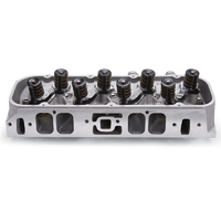 Edelbrock CYLINDER HEAD CYL HEAD BBC E-CNC 355 RECT PORT 108cc CHAMBER FOR HYD ROLLER CAM COMPLETE EB79535