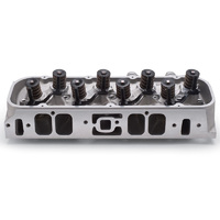 Edelbrock CYLINDER HEAD CYL HEAD E-CNC 355 BBC RECT PORT BIG CHAMBER COMPLETE EB79559