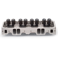 Edelbrock CYLINDER HEAD CYL HEAD E-CNC 185 SBC 64CC STRAIGHT PLUG COMPLETE EB79899