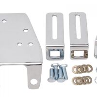 Edelbrock Throttle Cable Bracket Steel Chrome Small Block For Chevrolet Each EB8030