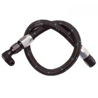 Edelbrock Fuel Pump to Carb Hose -6 AN Black Braided Hose For Dodge For Chevrolet Each EB81233