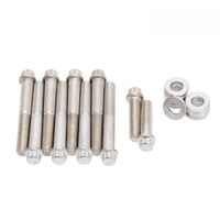 Edelbrock Intake Manifold Bolts Steel Cadmium 12-Point Head Washers for Use On EDL-2105 For Ford Big Block FE Kit EB8508