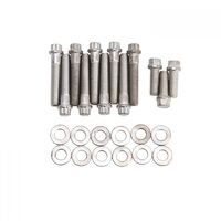 Edelbrock Intake Manifold Bolts Steel Cadmium 12-Point and Hex Head Washers For Oldsmobile 330 350 403 Kit EB8514