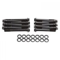 Edelbrock Cylinder Head Bolts High Performance Hex Chromoly Black Oxide Washers For Jeep 4.0L Kit EB8533