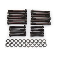 Edelbrock Head Bolt Kit Bolt Hex Head Chromoly Black Oxide For Pontiac Performer Cylinder Heads Kit EB8561