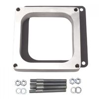 Edelbrock Carburetor Spacer Aluminium 1 in. Thick Open 4-Barrel Dominator Bore Each EB8717