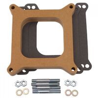 Edelbrock Carburetor Spacer Wood 1 in. Thick Open Square Bore Each EB8720