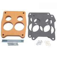 Edelbrock Carburetor Spacer Wood .750 in. Thick 4-Hole Spread Bore Each EB8726