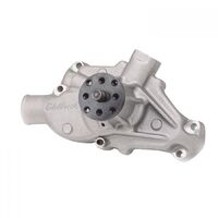 Edelbrock Water Pump Mechanical Short High-Volume Aluminium Natural Clockwise For Chevrolet Small Block Each EB8810