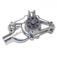 Edelbrock Water Pump Mechanical Short High-Volume Aluminium Polished Clockwise For Chevrolet Small Block Each EB8820