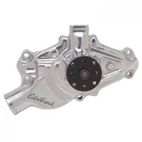 Edelbrock Water Pump Victor Series Mechanical Short High-Volume Aluminium Polished Clockwise For Chevrolet 5.7L Each EB8822