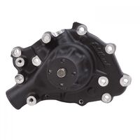 Edelbrock Water Pump Victor Series Mechanical High-Volume Aluminium Black Clockwise For Ford 289 302 351W Each EB88413