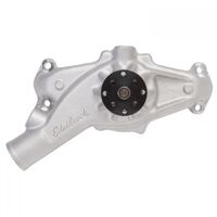 Edelbrock Water Pump Mechanical Short High-Volume Aluminium 0.750 in. Pilot Diameter Clockwise For Chevrolet 7.4L Each EB8852