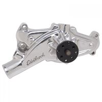 Edelbrock Water Pump Mechanical Short High-Volume Aluminium Polished Clockwise For Chevrolet Big Block Each EB8860