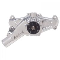 Edelbrock Water Pump Victor Series Mechanical Short High-Volume Aluminium Polished Clockwise For Chevrolet 7.4L Each EB8862