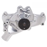 Edelbrock Water Pump Mechanical Long High-Volume Aluminium Polished Counterclockwise For Chevrolet 7.4L Each EB8863