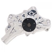 Edelbrock Water Pump Mechanical Long High-Volume Aluminium EnduraShine Counterclockwise For Chevrolet 4.3L V6 5.0L 5.7L EB88814