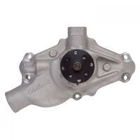 Edelbrock Water Pump Mechanical Short High-Volume Aluminium Natural Counterclockwise For Chevrolet Small Block Each EB8882