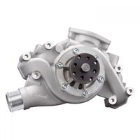 Edelbrock Water Pump Mechanical Long High-Volume Victor Pro Series Two Piece Aluminium Clockwise GM LS Each EB8895