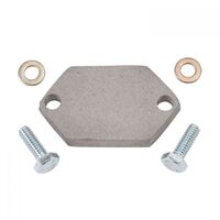 Edelbrock Choke Block-Off Plate Replacement Installation Part for Use On EDL Manifold #3771 For Ford 351M 400 Each EB8971