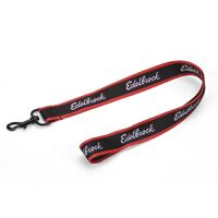 Edelbrock Lanyard Nylon Black Logo Each EB9139