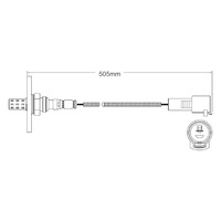 Pre-Cat oxygen sensor for Subaru Impreza WRX EJ20G 4-Cyl 2.0 Turbo 5/93-7/96