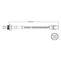 Post-Cat Cyl 1-3 oxygen sensor for BMW M3 E46 S54 B32 6-Cyl 3.2 9/00-9/06