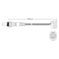 Pre-Cat right oxygen sensor for Daimler Super V8 AJ26 V8 4.0 S/Charged 99-03