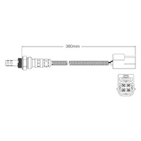 Post-Cat Left oxygen sensor for Nissan 350Z Z33 VQ35DE 6-Cyl 3.5 12/02-11/04