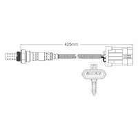 Post-Cat Right oxygen sensor for Holden Statesman WM L98 V8 6.0 