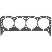 Fel-Pro Head Gasket Stainless Steel Shim 4.100 in. Bore .015 in. Compressed Thickness For Chevrolet Small Block Each